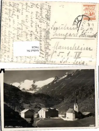 79624,Gurgl Obergurgl b. Sölden Hotels 1925