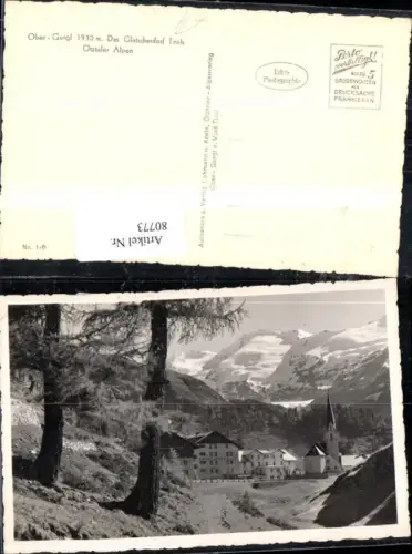 80773,Ober-Gurgl Ölztaler Alpen Nähe Vent Ansicht Hotel Gurgl u. Kirche