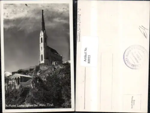 80955,Locherboden b. Mötz Frontansicht Wallfahrtskirche