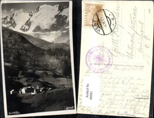 80981,Gurgl Ansicht 1931