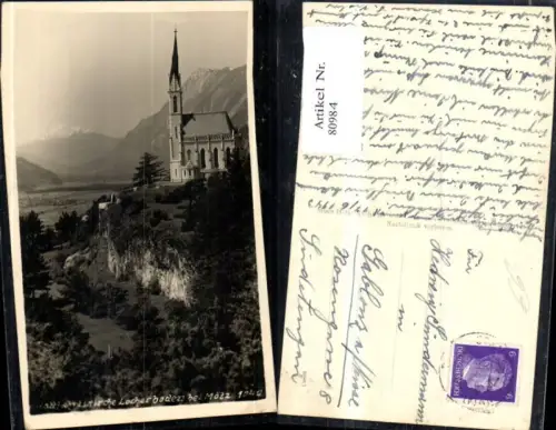 80984,Locherboden b. Mötz Ansicht Wallfahrtskirche 1943