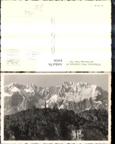 81836,Foto Ak Wallfahrtskirche Maria Locherboden m. Mieminger Kette Mötz