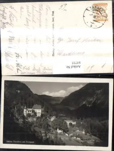 84735,Schloss Fernstein a. Fernpass b. Nassereith