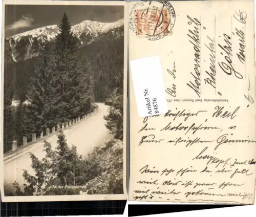 84876,Fernpassstrasse Fernpass Nassereith Imst 1929