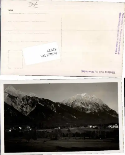85927,Obsteig im Inntal Oberinntal 1930