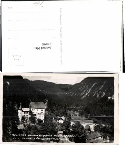 92895,Schloss Fernstein Siegmundsburg Imst Nassereith
