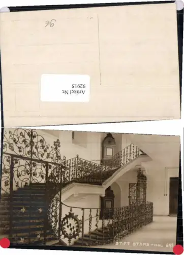 92915,RARE FotoAK Stams Partie im Stift 1905