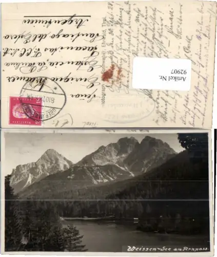 92907,Weissensee am Fernpass Nassereith Imst 1928