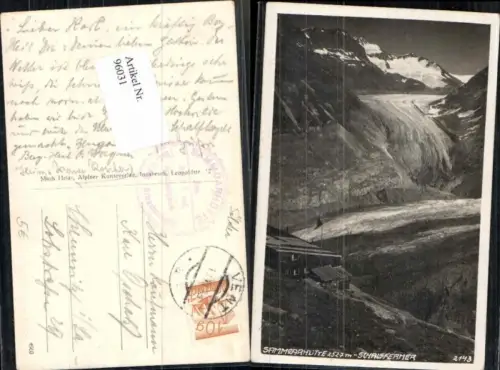 96031,Sammoarhütte b. Vent Sölden 1923