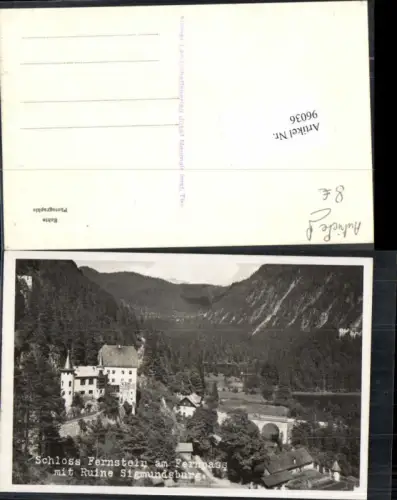 96036,Fernstein Fernpass Nassereith Imst Sigmundsburg