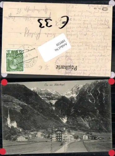 109520,Ötz mit Acherkogel 1910