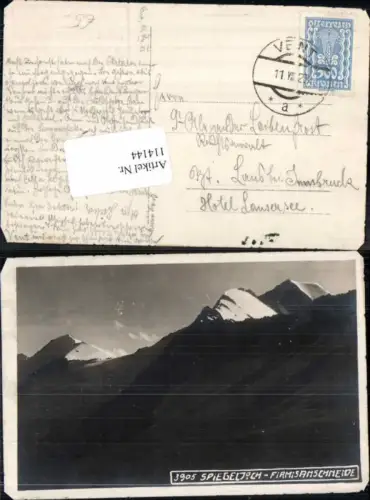114144,Spiegeljoch bei Vent Sölden Ötztal 1930
