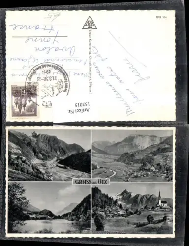 152015,Ötz Oetz MehrbildAk 1956