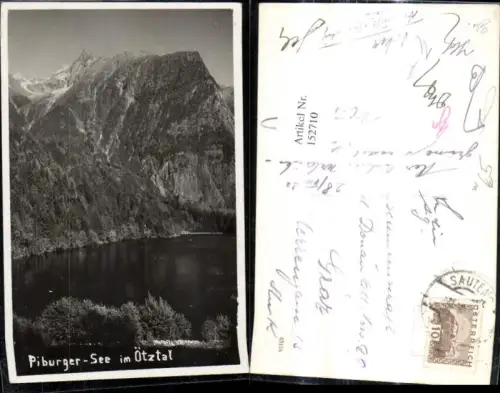 152710,Foto Ak Piburger See i. Ötztal Oetz