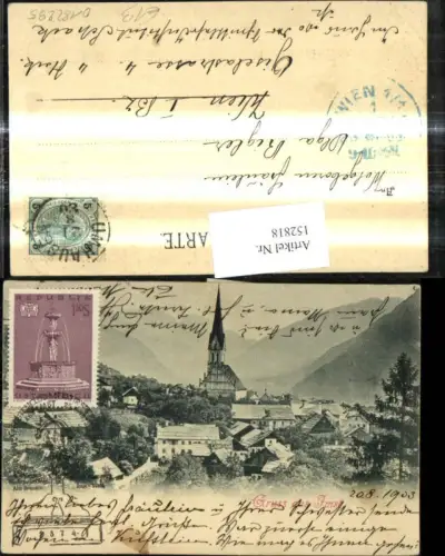 152818,Gruss a. Imst Teilansicht
