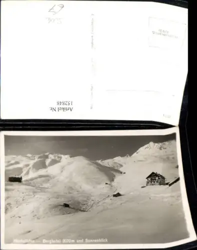 152848,Foto Ak Hochsölden Berghotel u. Sonnenblick Winter Sölden