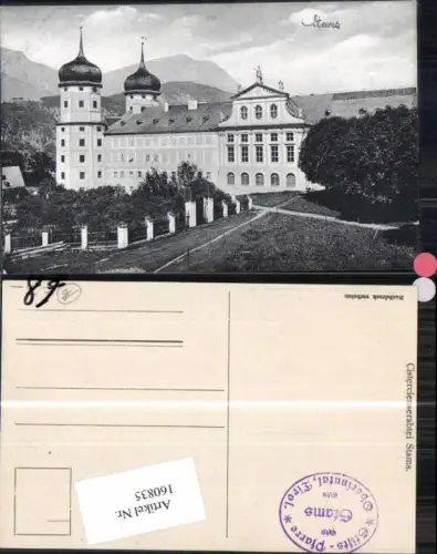160835,Stams Detailansicht 1915