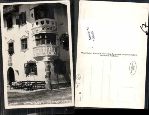160868,Umhausen im Ötztal Gasthaus Krone Erker