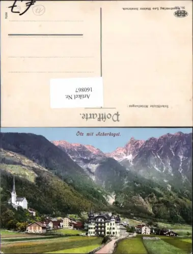 160867,Ötz im Ötztal Acherkogel 1915