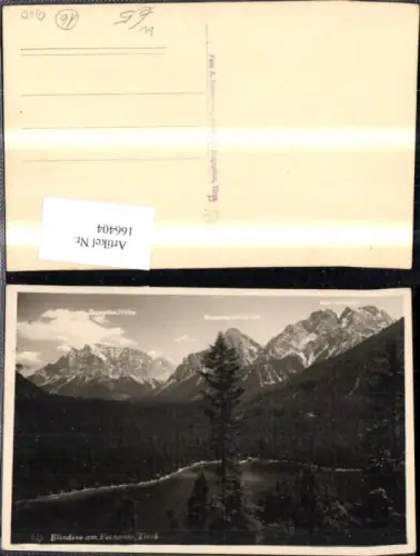 166404,Blindsee a. Fernpass m. Gipfelkarte Biberwier