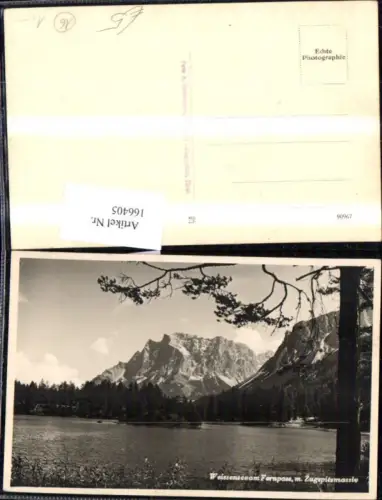166405,Weissensee a. Fernpass m. Zugspitzmassiv Hermagor