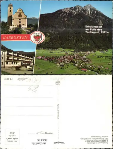 166415,Karrösten i. Oberinntal Mehrbild Ak pub Alpina Druck