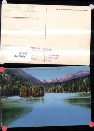 166428,Weissensee a. Fernpass Hermagor pub Purger Co 11704