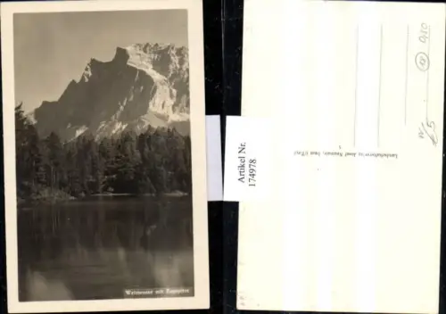 174978,Weissensee m. Zugspitze b. Biberwier
