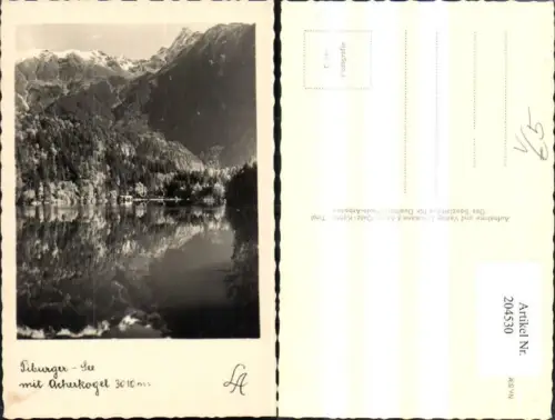 204530,Foto Ak Piburger See m. Acherkogel pub Lohmann Aretz