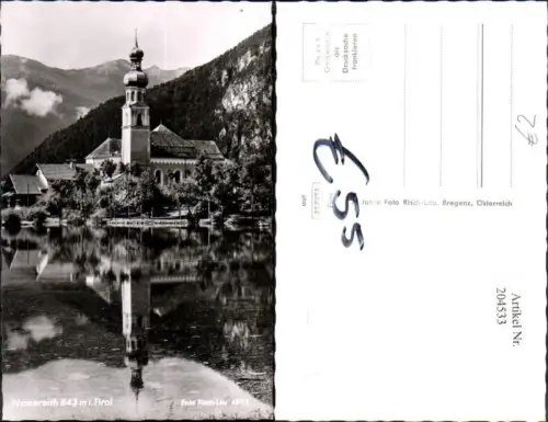 204533,Nassereith i. Tirol Ansicht m. Kirche pub Risch Lau 4992