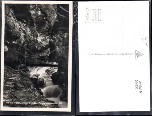 204535,Imst i. Tirol Rostengartlschlucht Wasserfall
