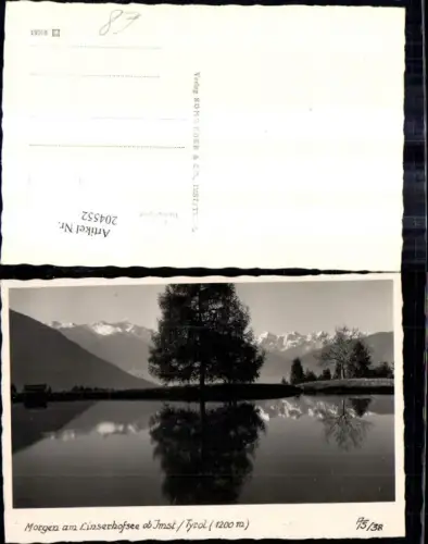 204552,Morgen a. Linserhofsee ob Imst Foto Ak