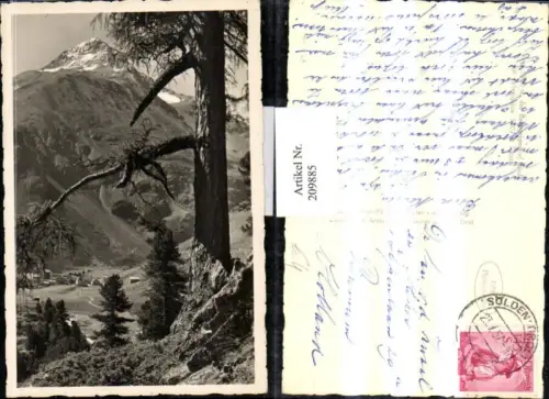 209885,Vent Teilansicht m. Talleitspitze Partie
