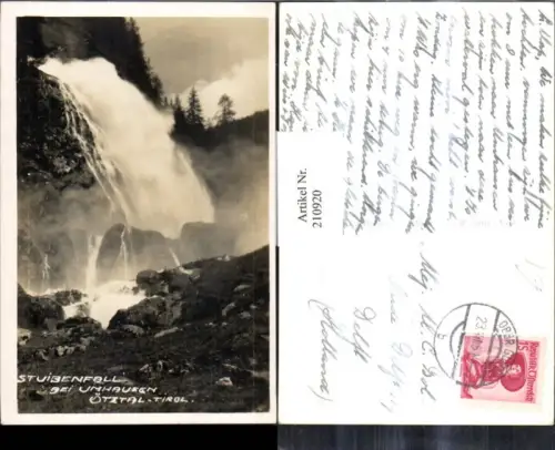 210920,Stuibenfall b. Umhausen im Ötztal Wasserfall