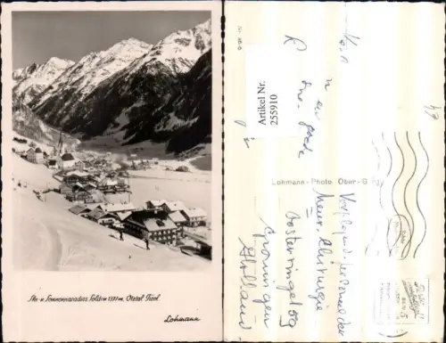 255910,Sölden Totale Bergkulisse Winterbild