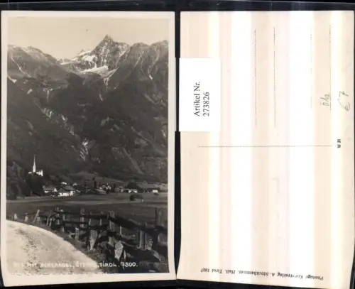 273826,Ötz Oetz im Ötztal Totale m. Acherkogl Bergkulisse pub A. Stockhammer 7300