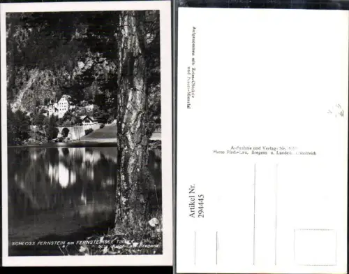 294445,Schloss Fernstein am Fernsteinsee b. Nassereith pub Risch-Lau 5019
