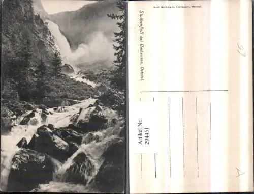 294451,Stuibenfall Wasserfall b. Umhausen m Ötztal