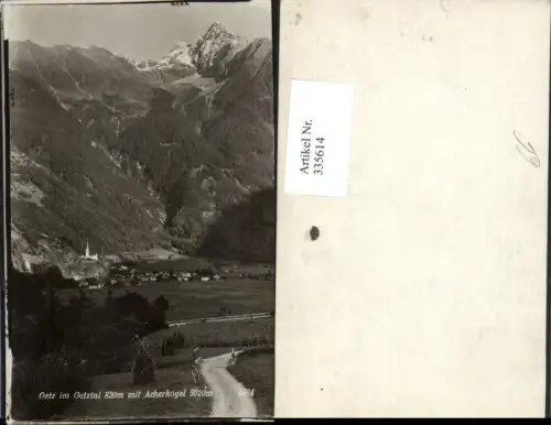 335614,Oetz im Ötztal Totale m. Acherkogel Bergkulisse