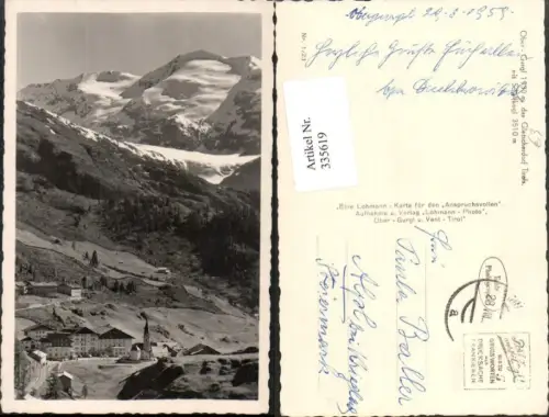 335619,Obergurgl Totale m. Schalfkogel Bergkulisse
