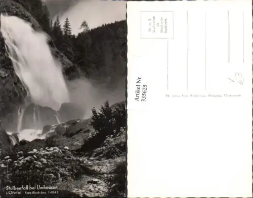 335625,Stuibenfall Wasserfall b. Umhausen pub Foto Risch-Lau 14043