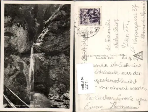 372751,Imst Rosengartenschlucht Wasserfall