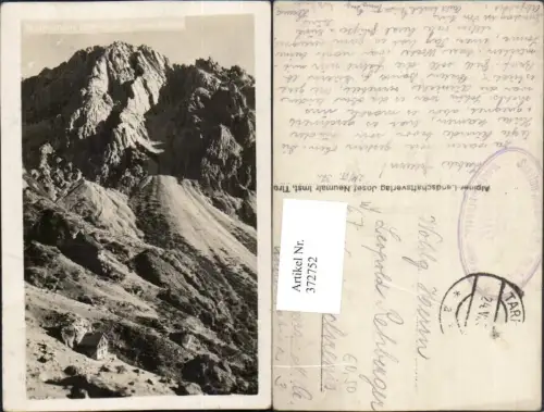 372752,Muttekopfhütte Berghütte b. Imst Bergkulisse