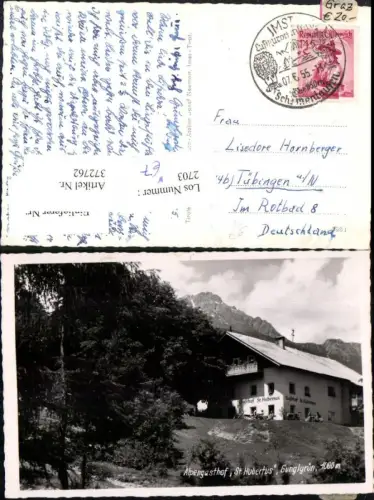 372762,Gunglgrün b. Imst Alpengasthof St. Hubertus