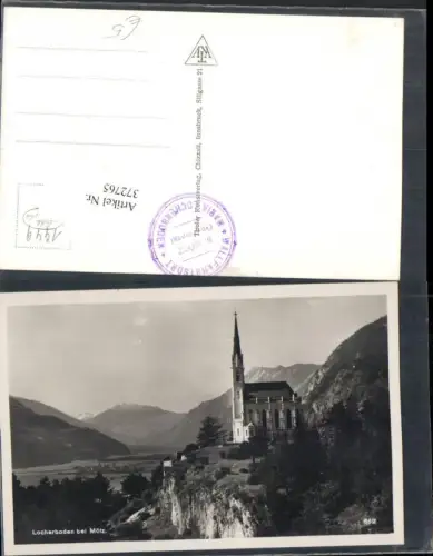 372765,Locherboden b. Mötz Kirche Bergkulisse
