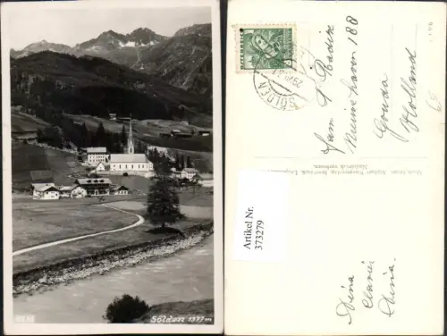 373279,Sölden Teilansicht Bergkulisse