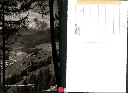 373289,Sölden Totale m. Nederkogel Bergkulisse