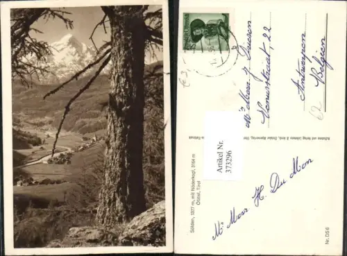 373296,Sölden Totale m. Nöderkogl Nederkogel Bergkulisse