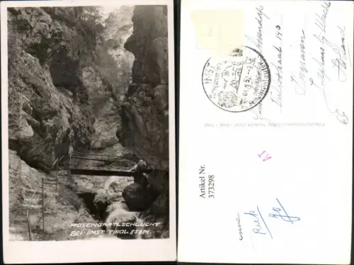 373298,Rosengartlschlucht b. Imst Klamm Brücke