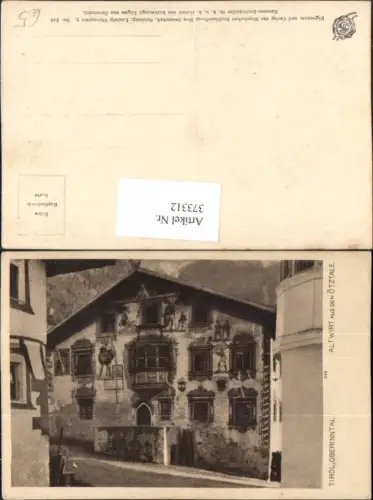 373312,Altwirt Gasthaus aus dem Ötztal